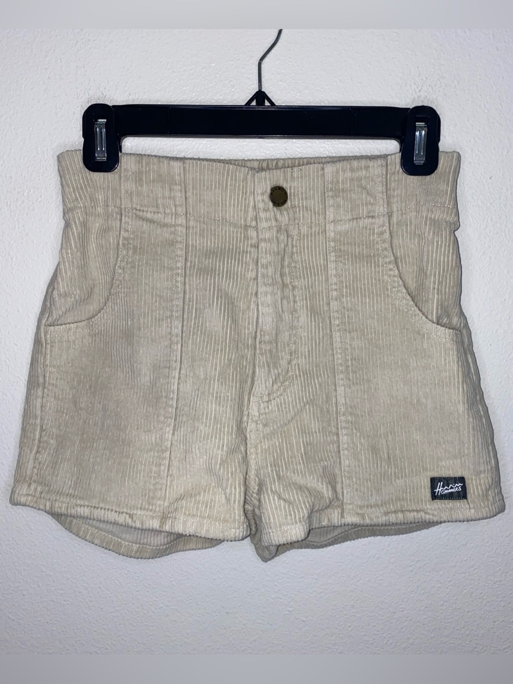 Hammies Corduroy Shorts Woman’s Size 26 Sand Retro 70s Skater Surfer So cal